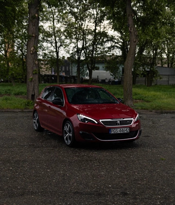 Peugeot 308 cena 65200 przebieg: 93200, rok produkcji 2017 z Stary Sącz małe 379